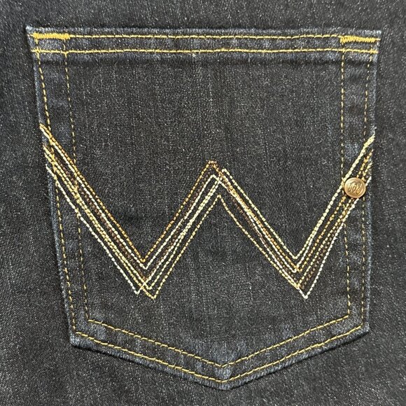 Wrangler Jeans Women 11/12 Q Baby Ultimate Riding Bootcut Mid Rise Stretch Denim - Picture 3 of 11